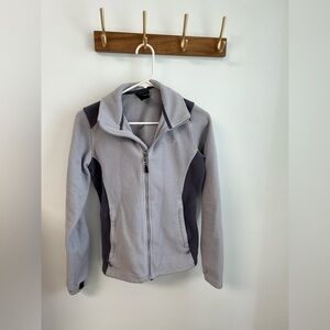 The North Face Women's Gray Fleece Full Zip Jacket Small